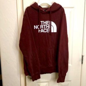 The North Face Burgundy Half Dome Pullover Hoodie